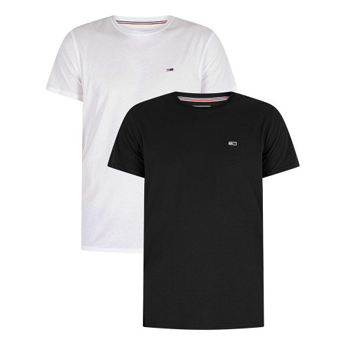 Tommy Hilfiger Ανδρική κοντομάνικη μπλούζα Slim Jersey T-Shirt 2 Pack